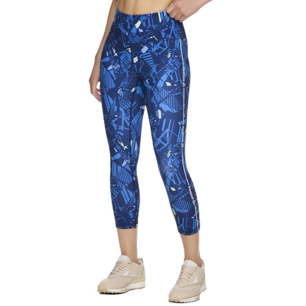 Reebok High-Rise Capri Legging in Medieval Blue Size XXXL NWT